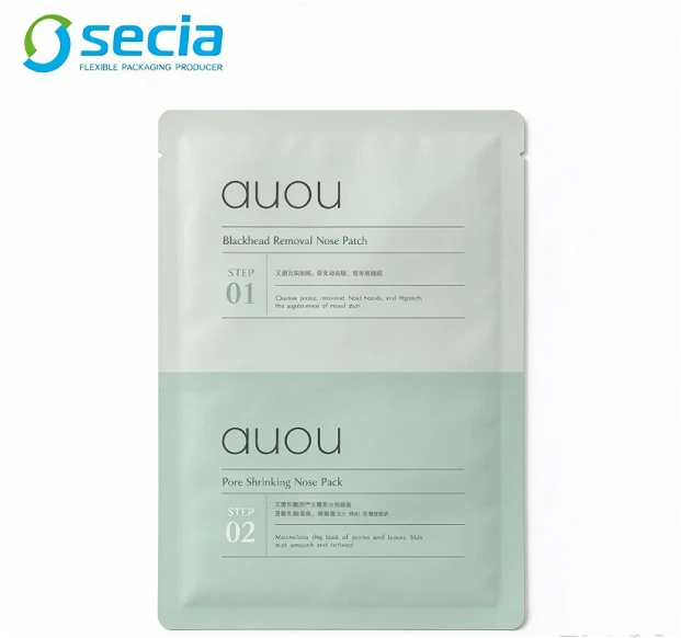 Custom Dual-Chamber 3-Side Seal Die-Cut Pouch