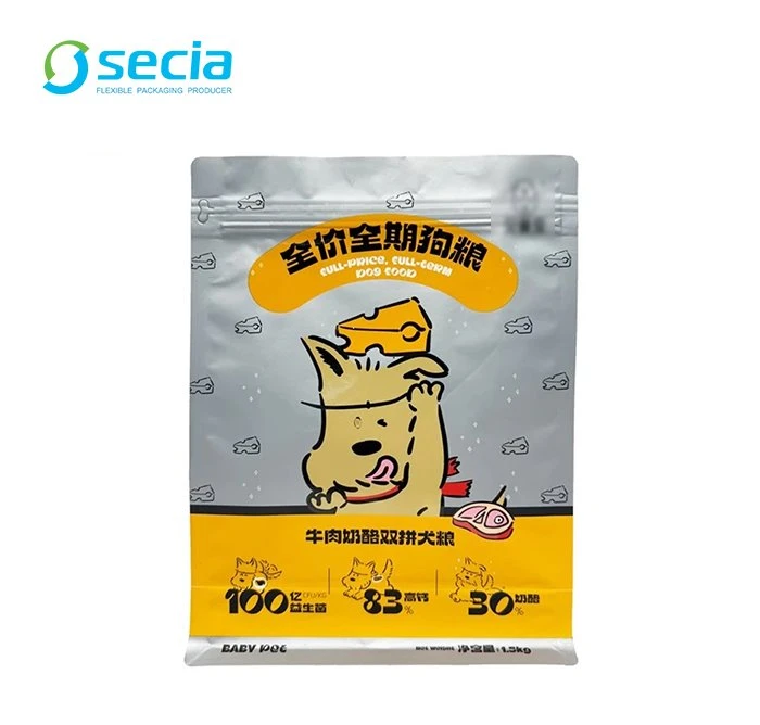 Zip Aluminum Pet Food Pouch