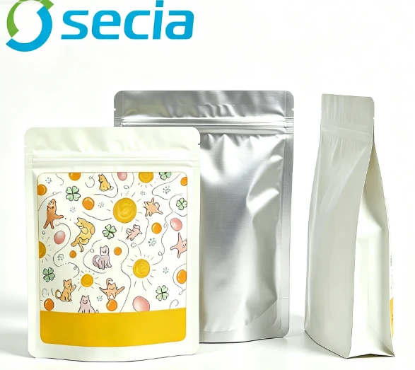 Flat-Bottom Pet Treat Pouches