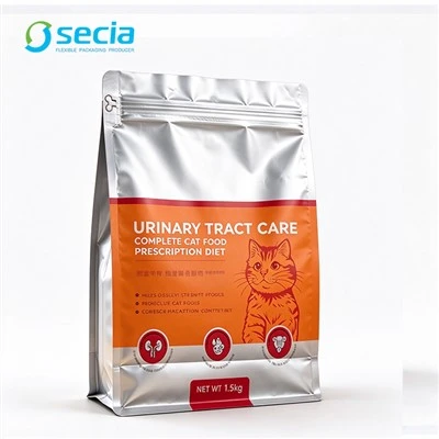 1.5kg Aluminium Flat Bottom Pouch For Pet Food