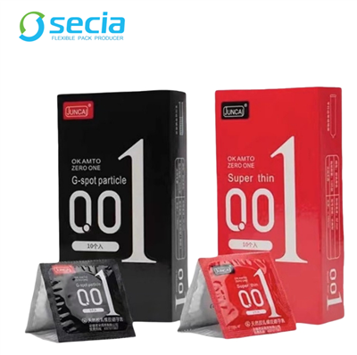 Customized Laminated Material Condom Packaging Bags