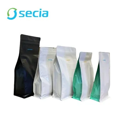 Eight Side Seal Flat Bottom Pouches