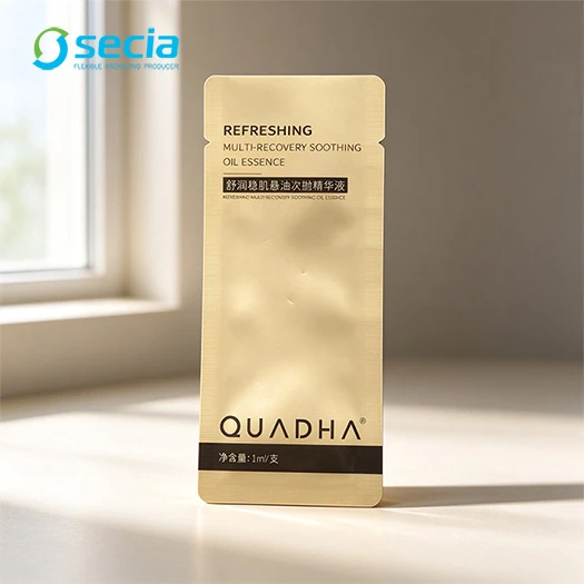 Three Side Pouch ---V‑shaped Sharp Tear Notch