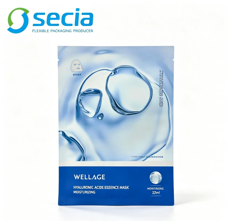 Three Side Seal Moisture Essence Mask Pouch