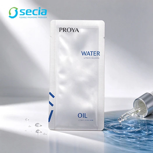 Three Side Sealed Pouch---Water‑in‑Oil Serum